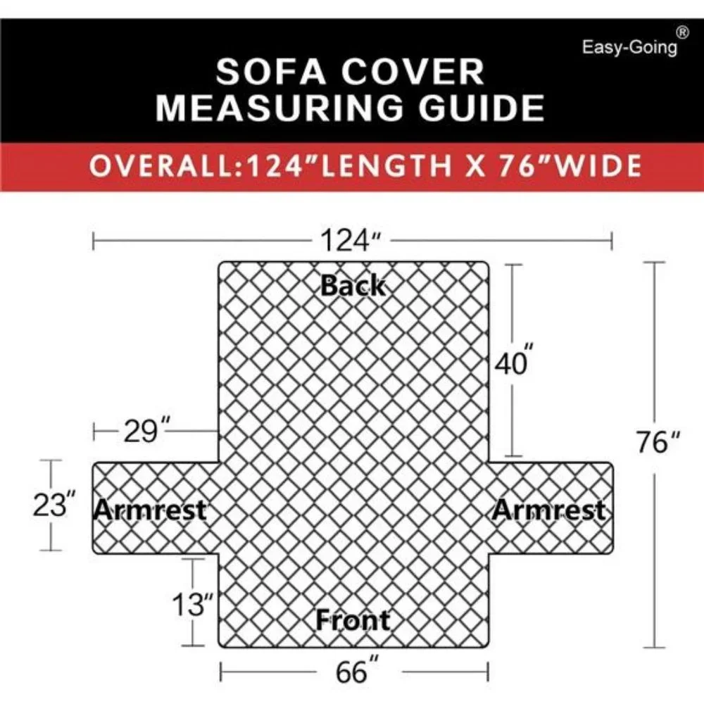 Reversible Couch Cover for 3 Cushion Couch Sofa Cover for Dogs